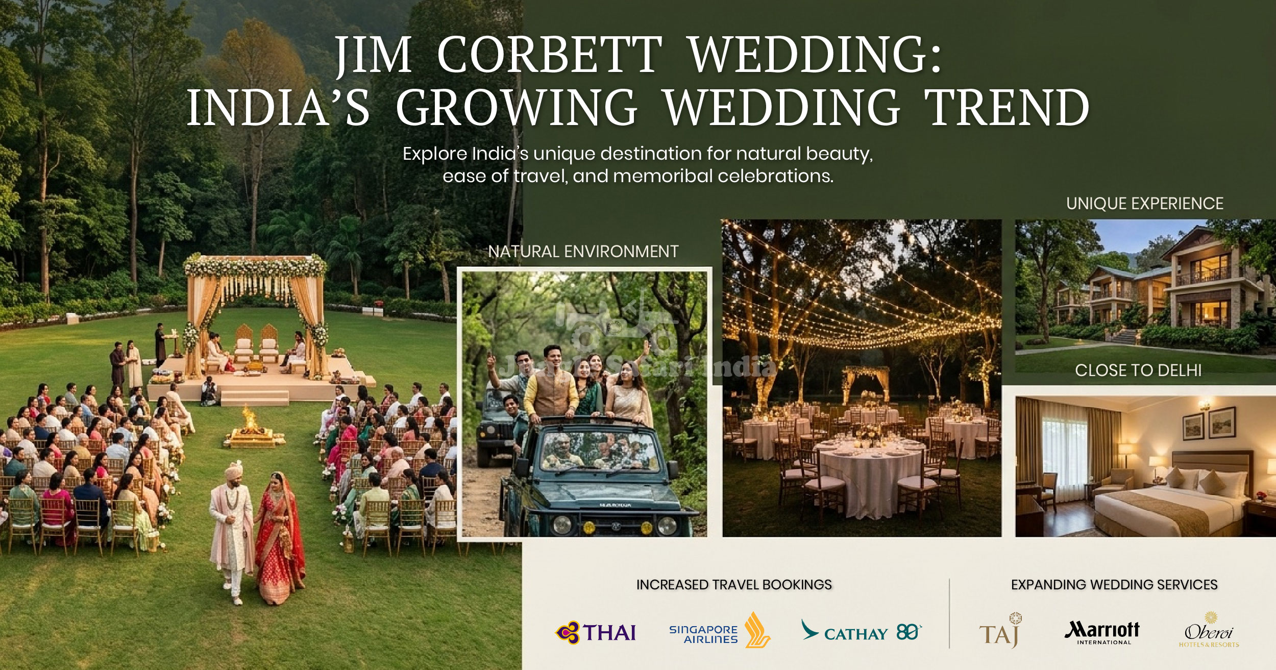 Jim Corbett Wedding: India’s Growing Wedding Trend
