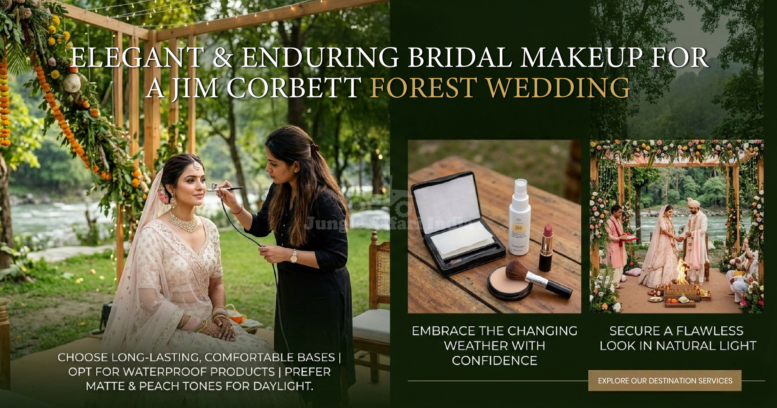 Jim Corbett Wedding Makeup Tips For Brides