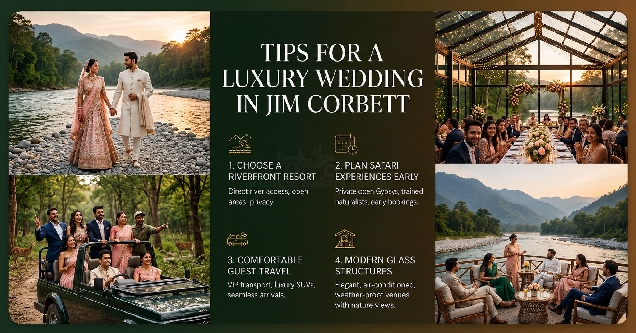 Tips For A Luxury Wedding In Jim Corbett