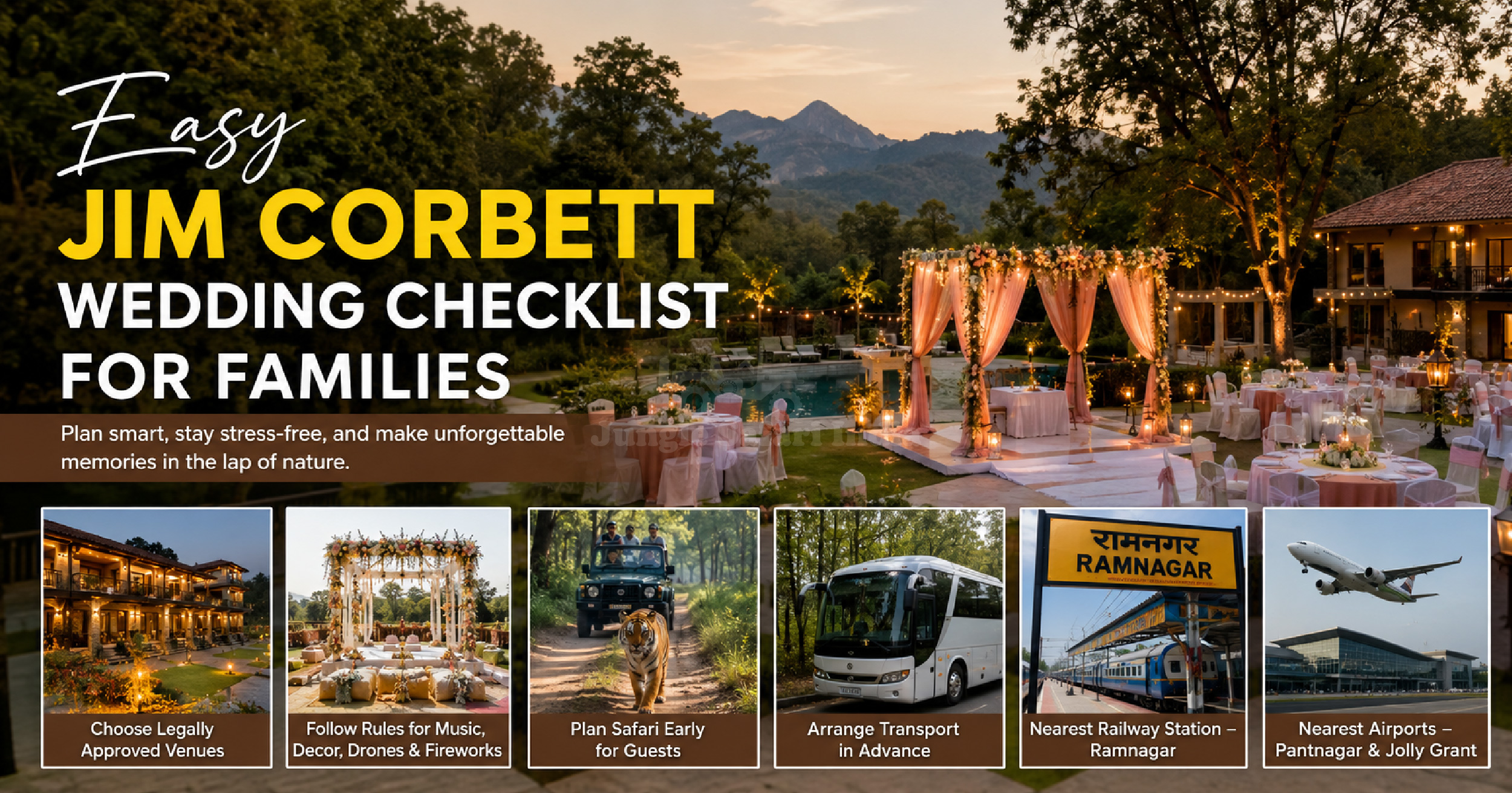 Easy Jim Corbett Wedding Checklist For Families
